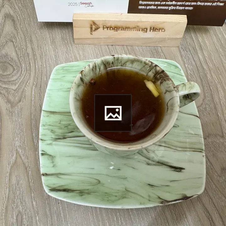 Cup of tea with lemon slice