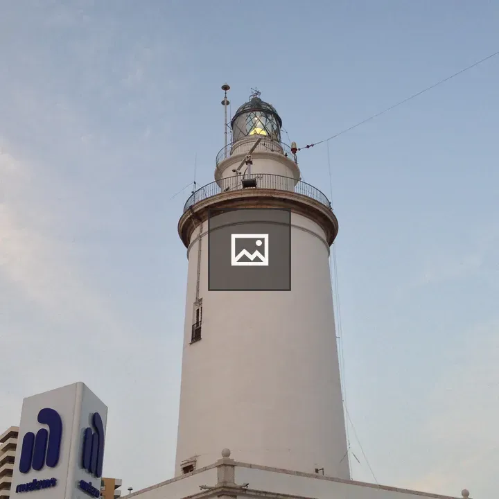 Lighthouse La Farola in Málaga
