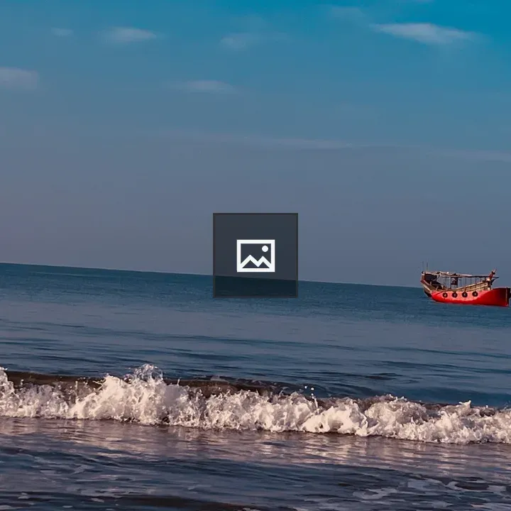 Boat sailing on Cox's Bazar sea beach
