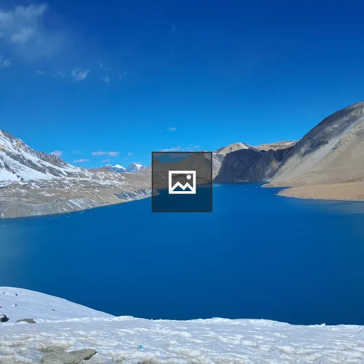 Tilicho Lake Landscape