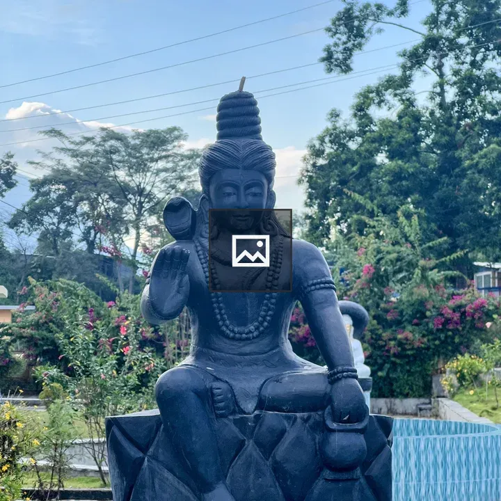 Statue of Lord Shiva in Garden