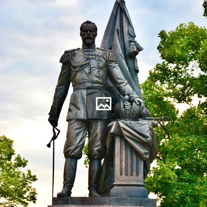Evening Monument in Belgrade