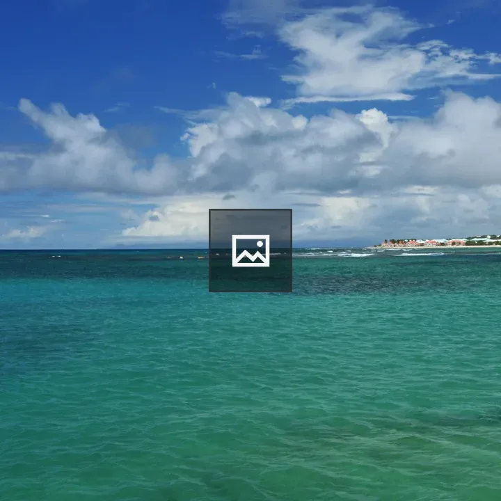 Saint-François Beach from Sea
