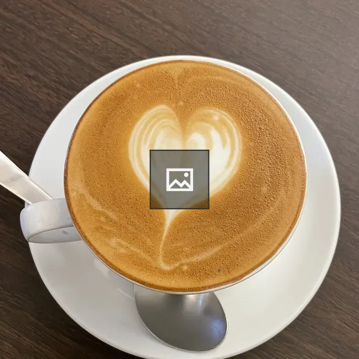 Cappuccino with Silver Spoon