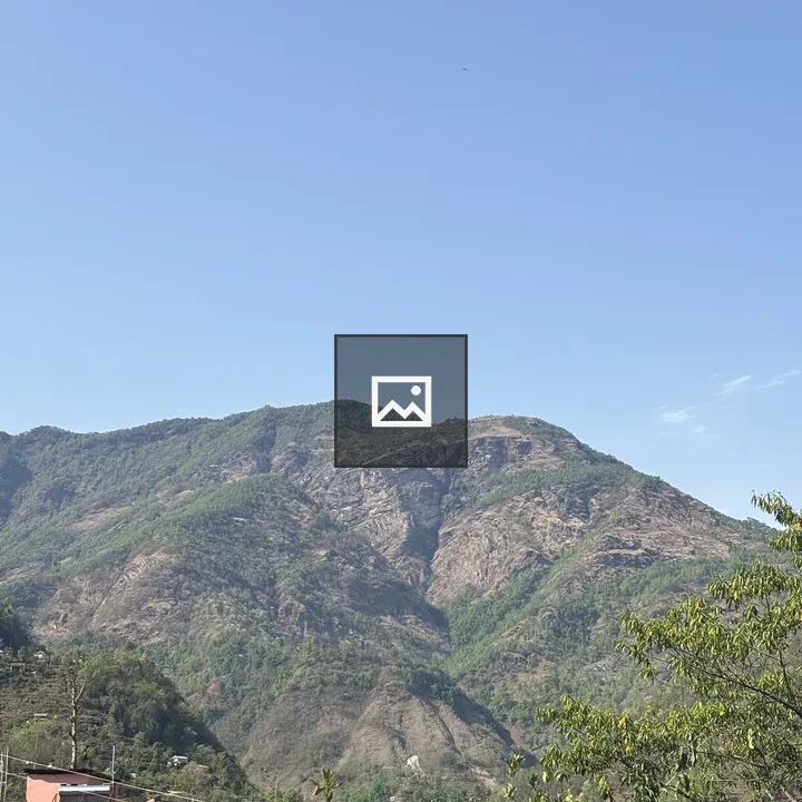 Mountain Landscape with Blue Sky