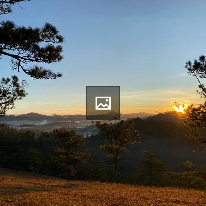Sunrise in Da Lat, Vietnam