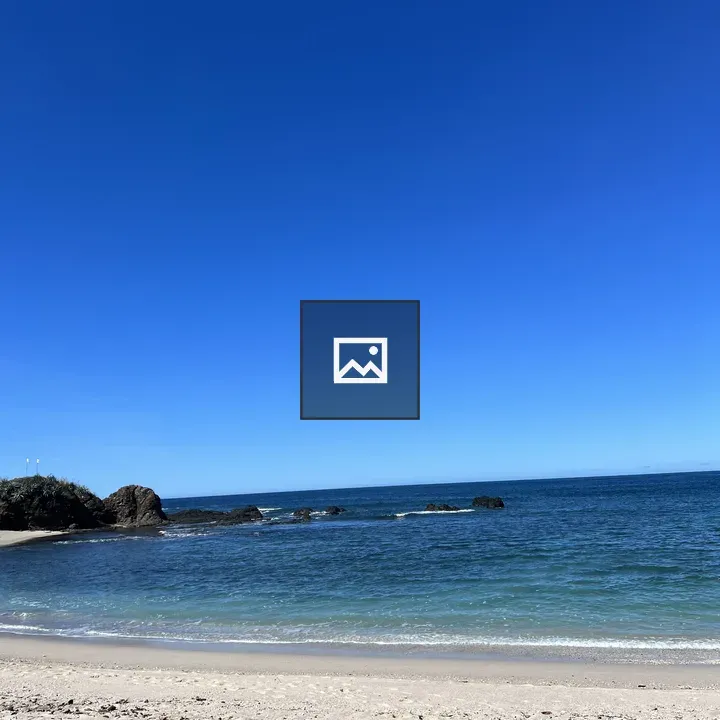 Calm Beach Scene