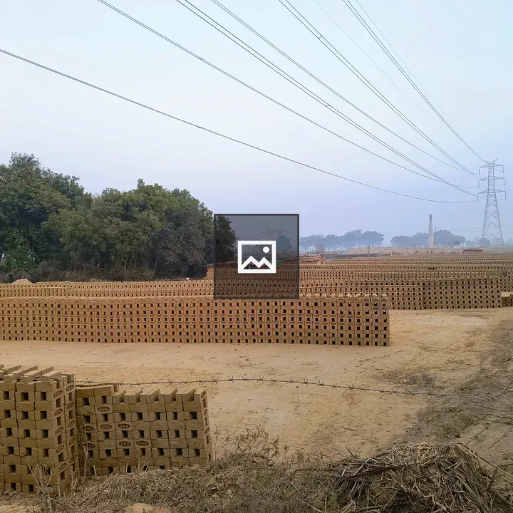 Pile of unbaked bricks