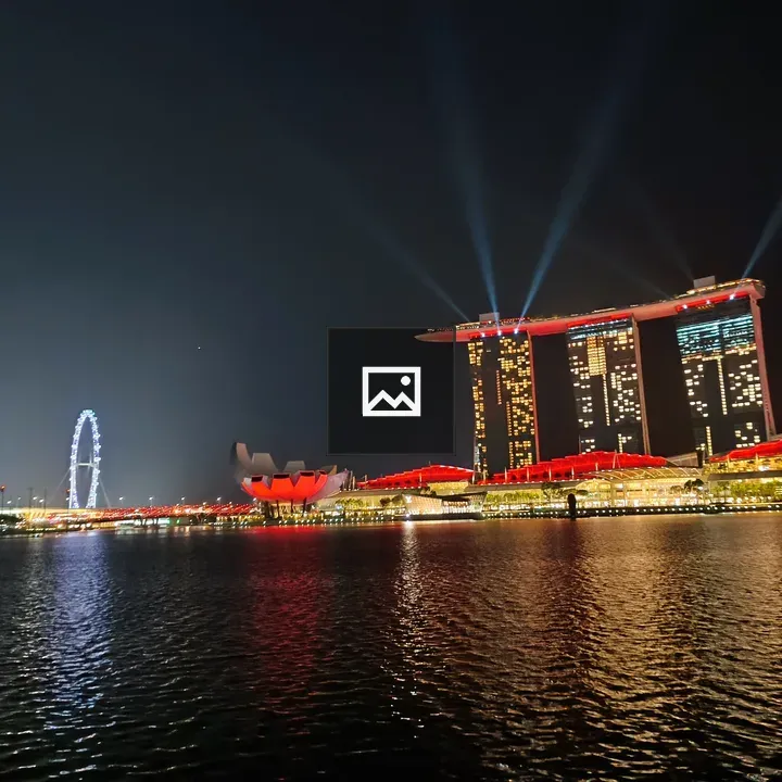 Night view of Marina Bay Singapore