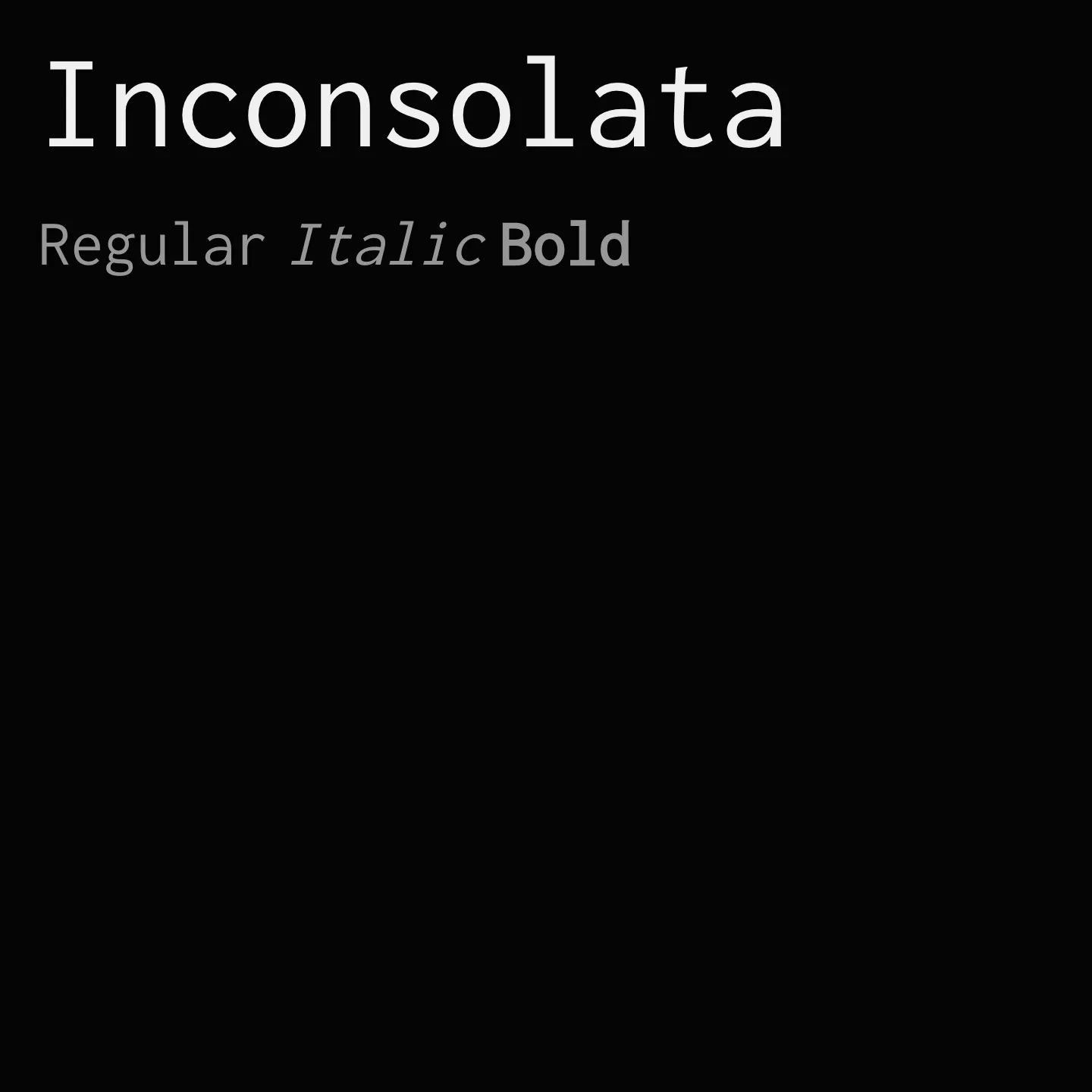 Inconsolata