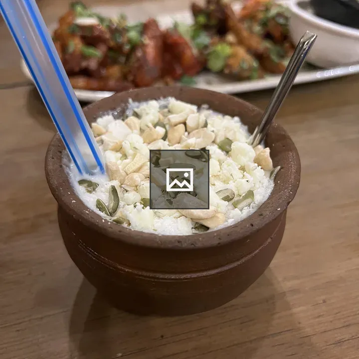 Clay Pot Yogurt Drink with Nuts