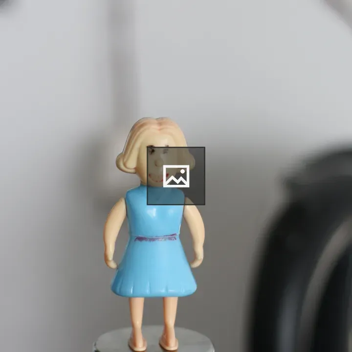 Plastic figurine of a girl