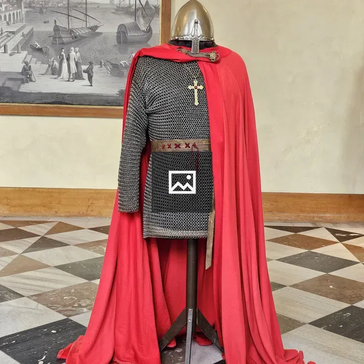 Medieval knight’s attire on display