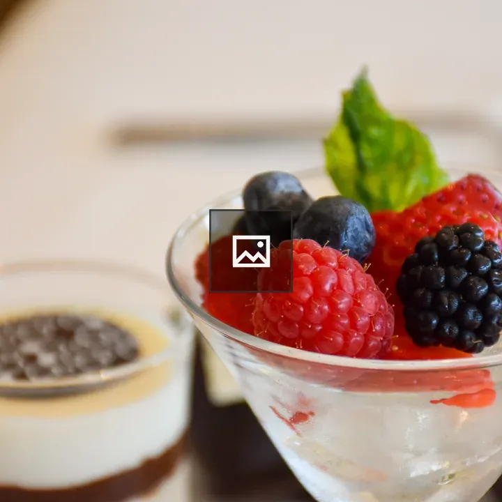 Dessert Plate with Mixed Berries