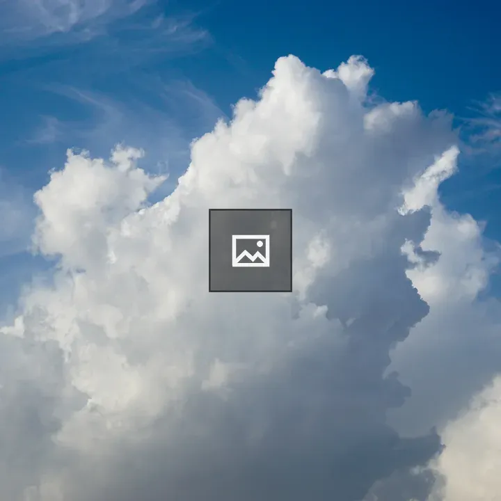 White Clouds in Blue Sky