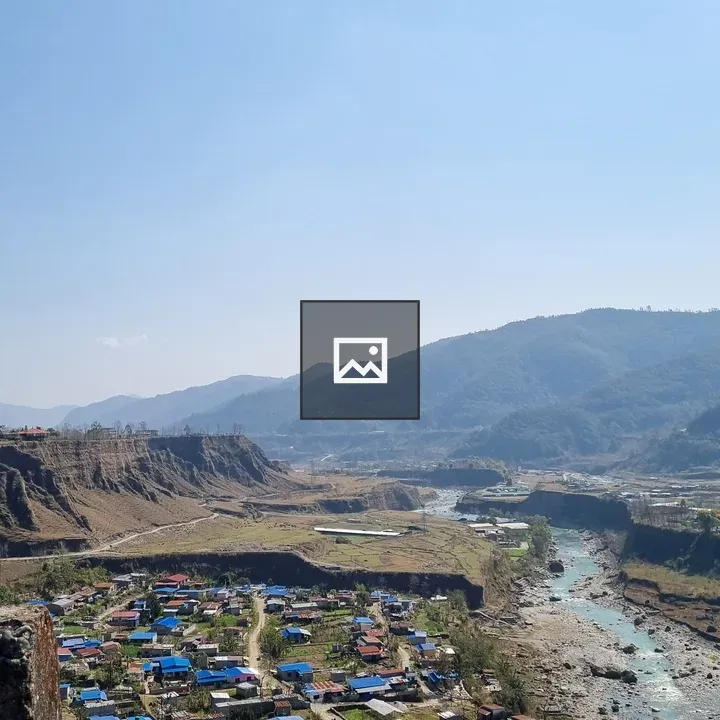 Top view of Pokhara valley area