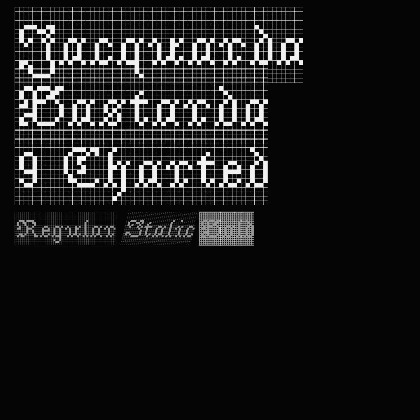 Jacquarda Bastarda 9 Charted