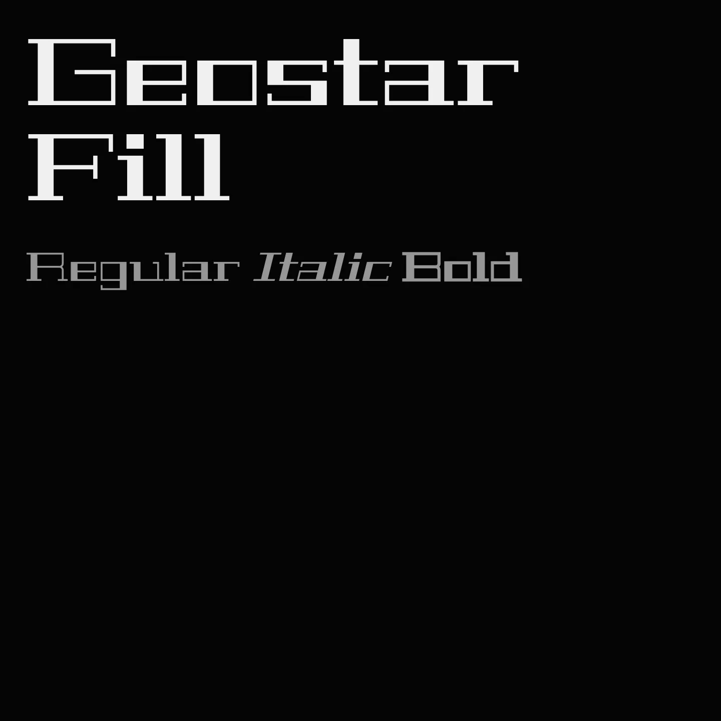 Geostar Fill