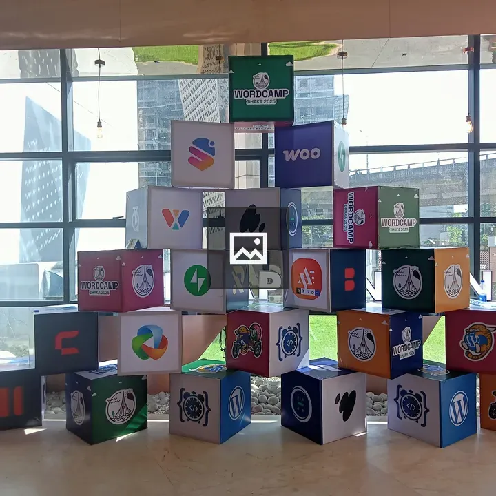 Stacked sponsor logos blocks