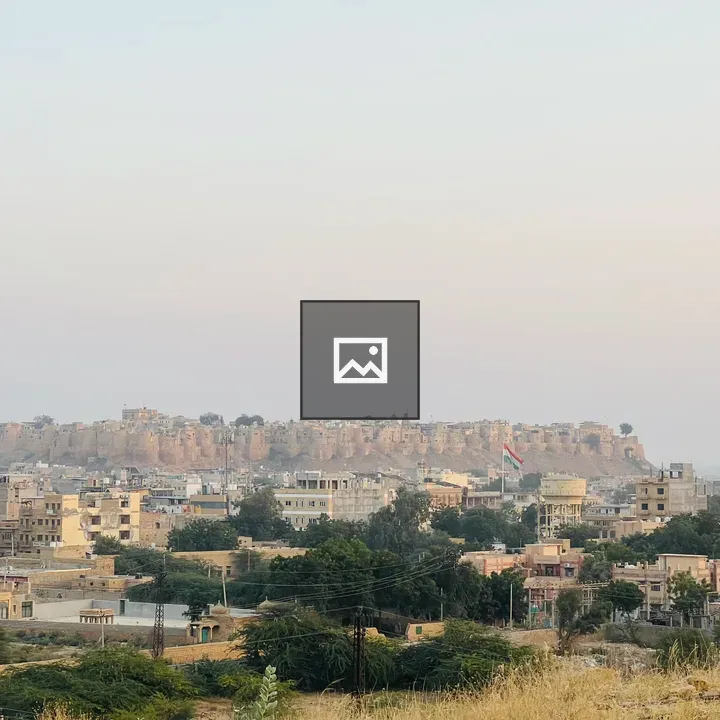 View of a fort from a distance