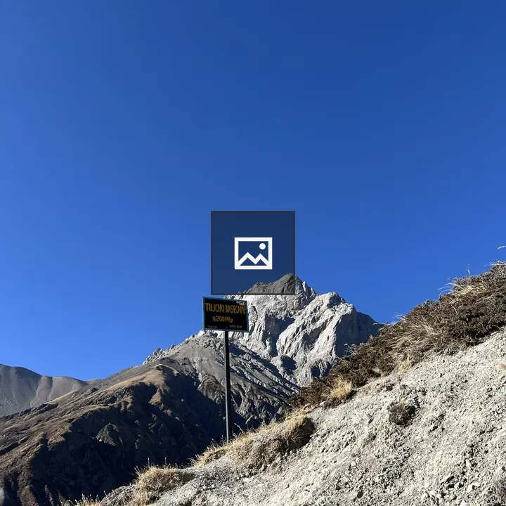 Rocky mountain summit scene