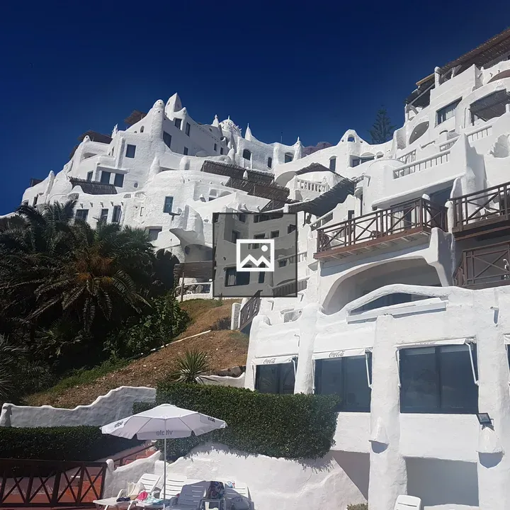 White Terraced Building