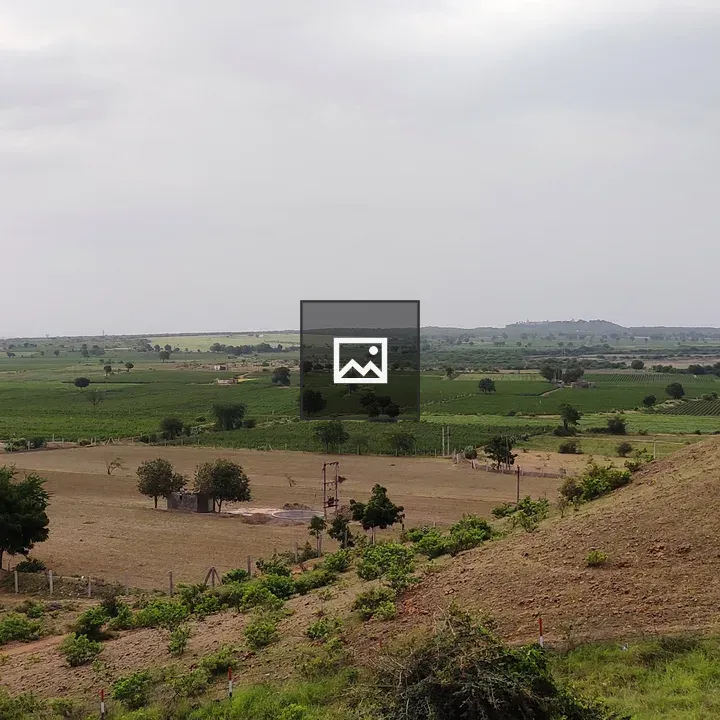 Long view of open plain with plots