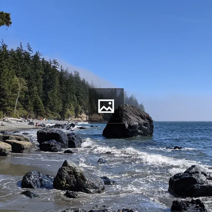 China Beach rocks cairn