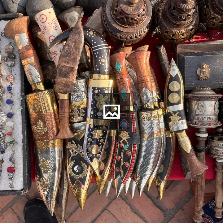 Khukhuri knives display