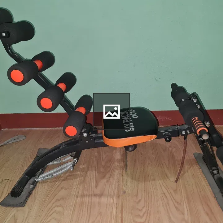 Six-pack Gym Equipment in Black and Orange