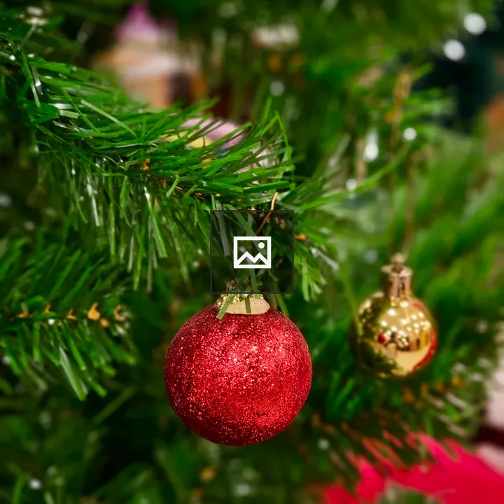Red Christmas ornament