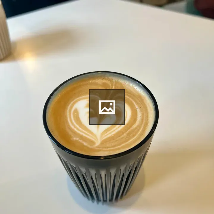 Coffee Cup with Latte Art
