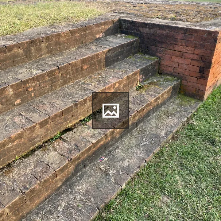Brick Steps to Raised Platform