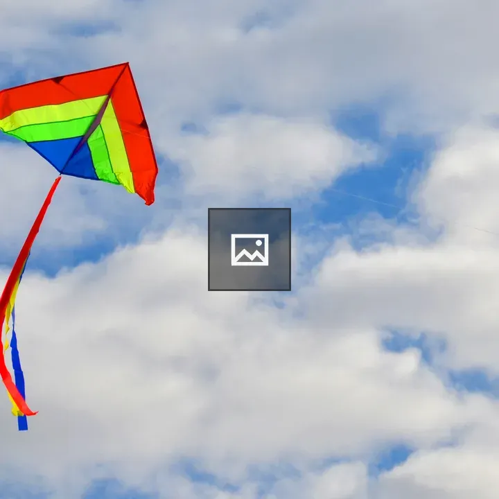 Rainbow Flying Kite