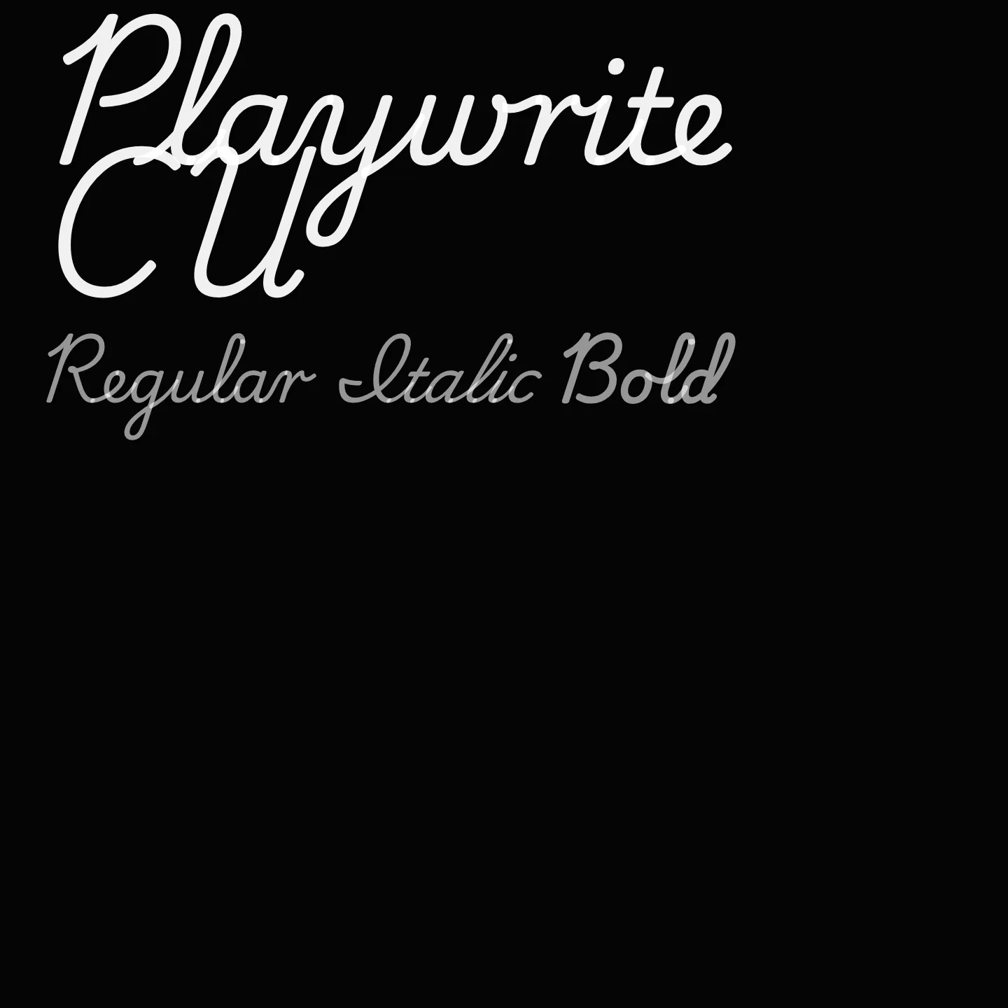 Playwrite CU