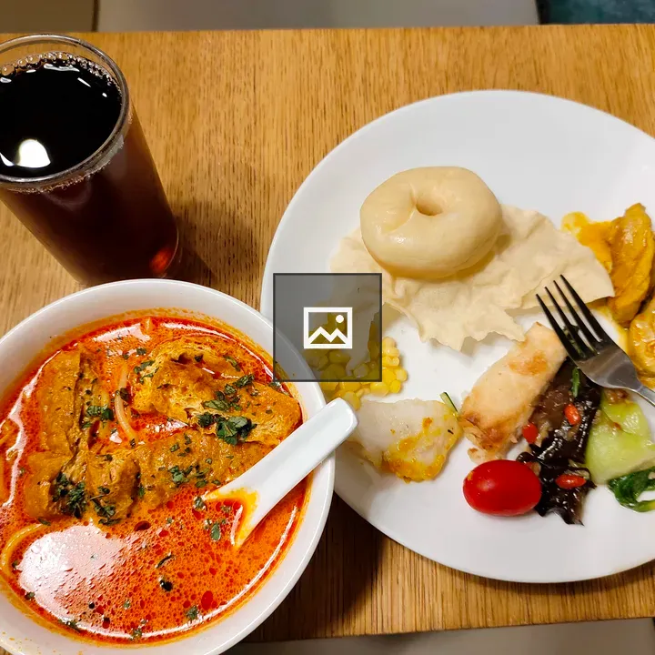 Plate of Food on Table