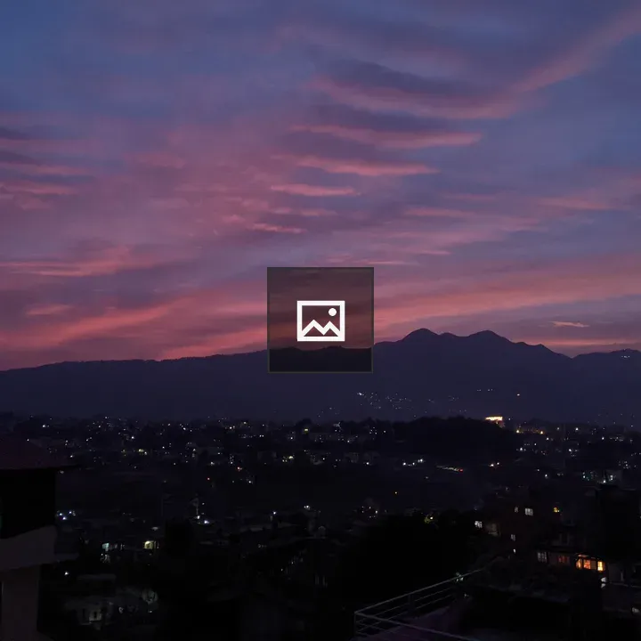 Sunset in Kathmandu