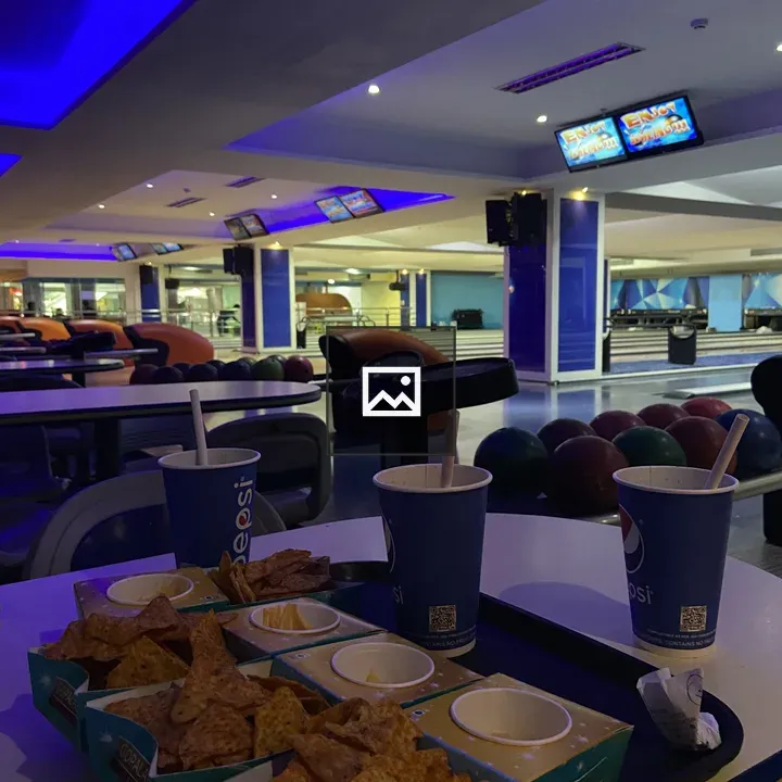 Bowling Alley Interior Scene