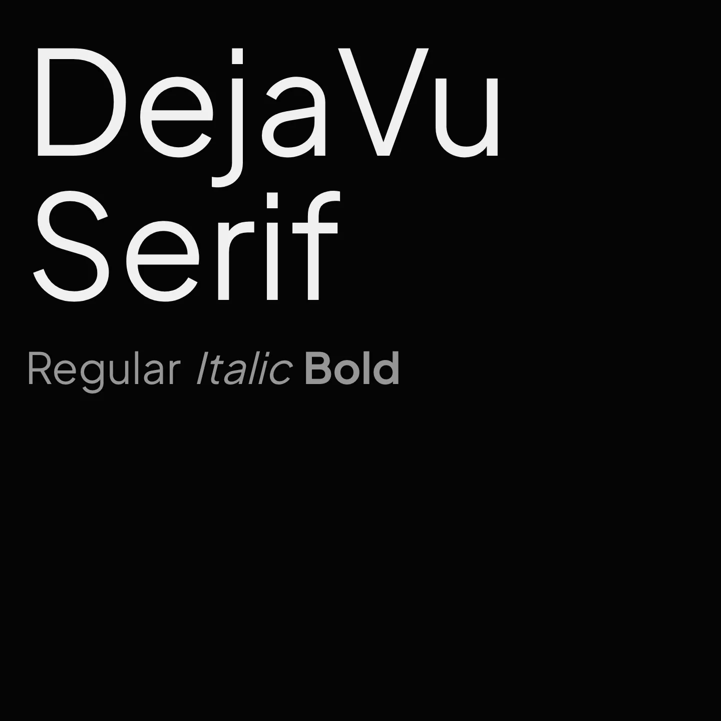 DejaVu Serif