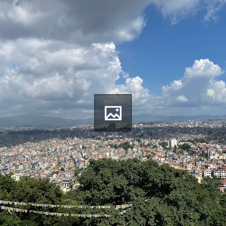 Aerial View of Kathmandu City