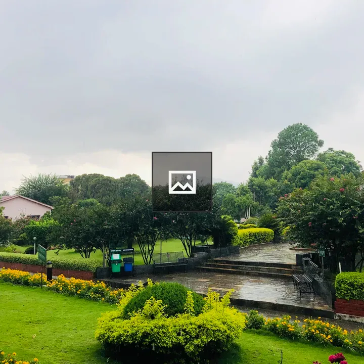 Park inside Hospital in Kathmandu