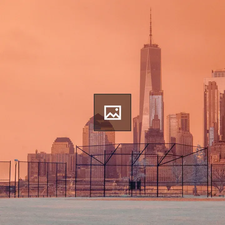 Infrared Baseball Field Skyline