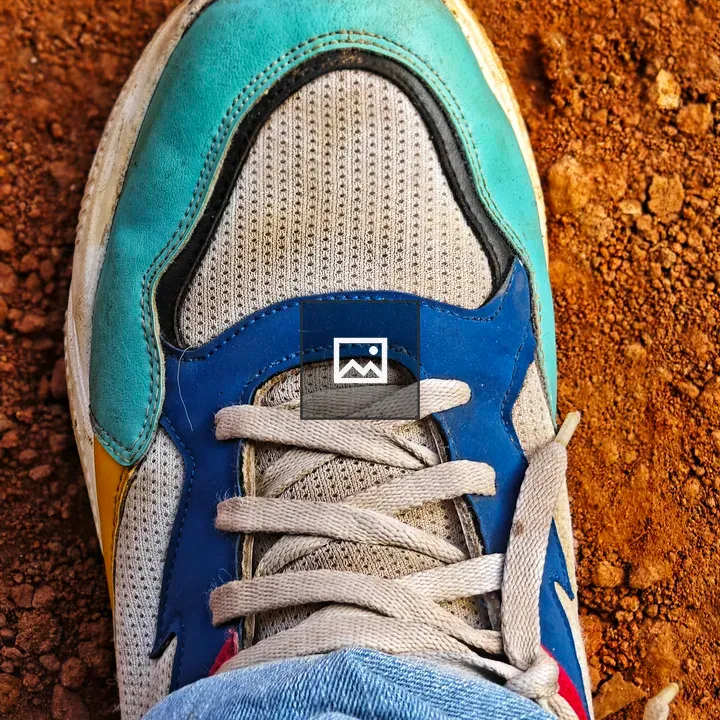 Colorful Sneakers Close-Up