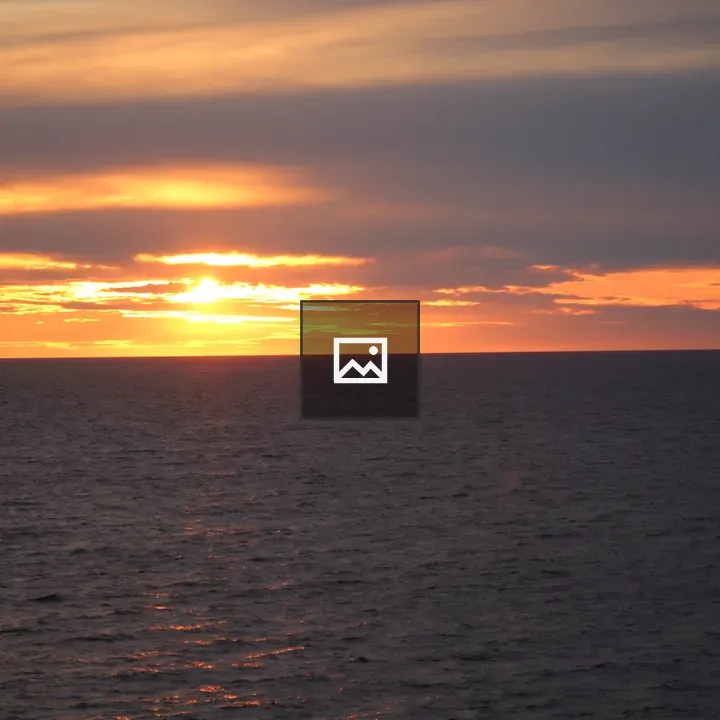 Sunset over Baltic Sea