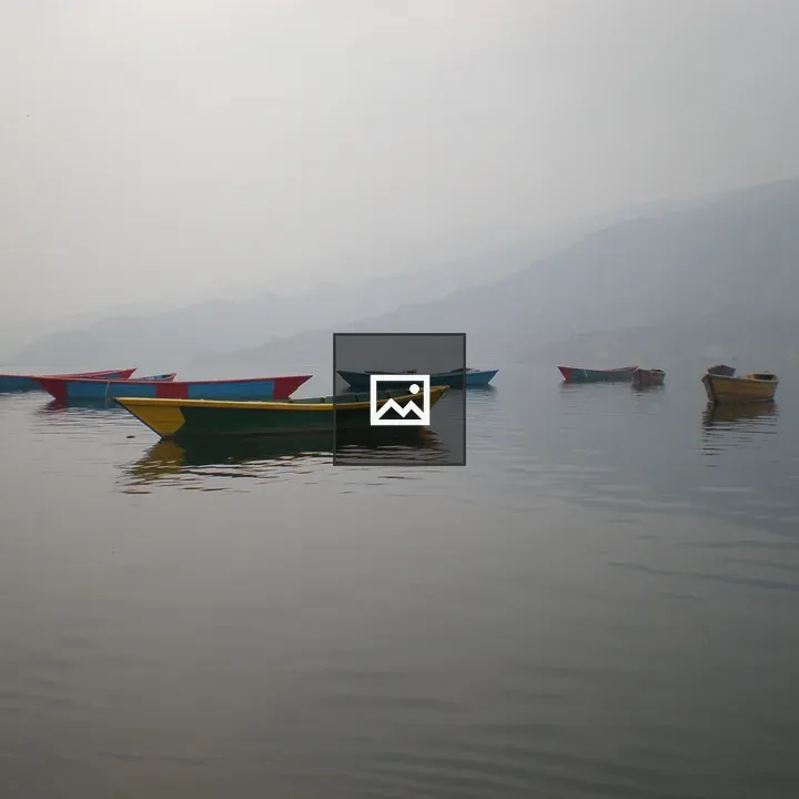 Boats on the lakeside