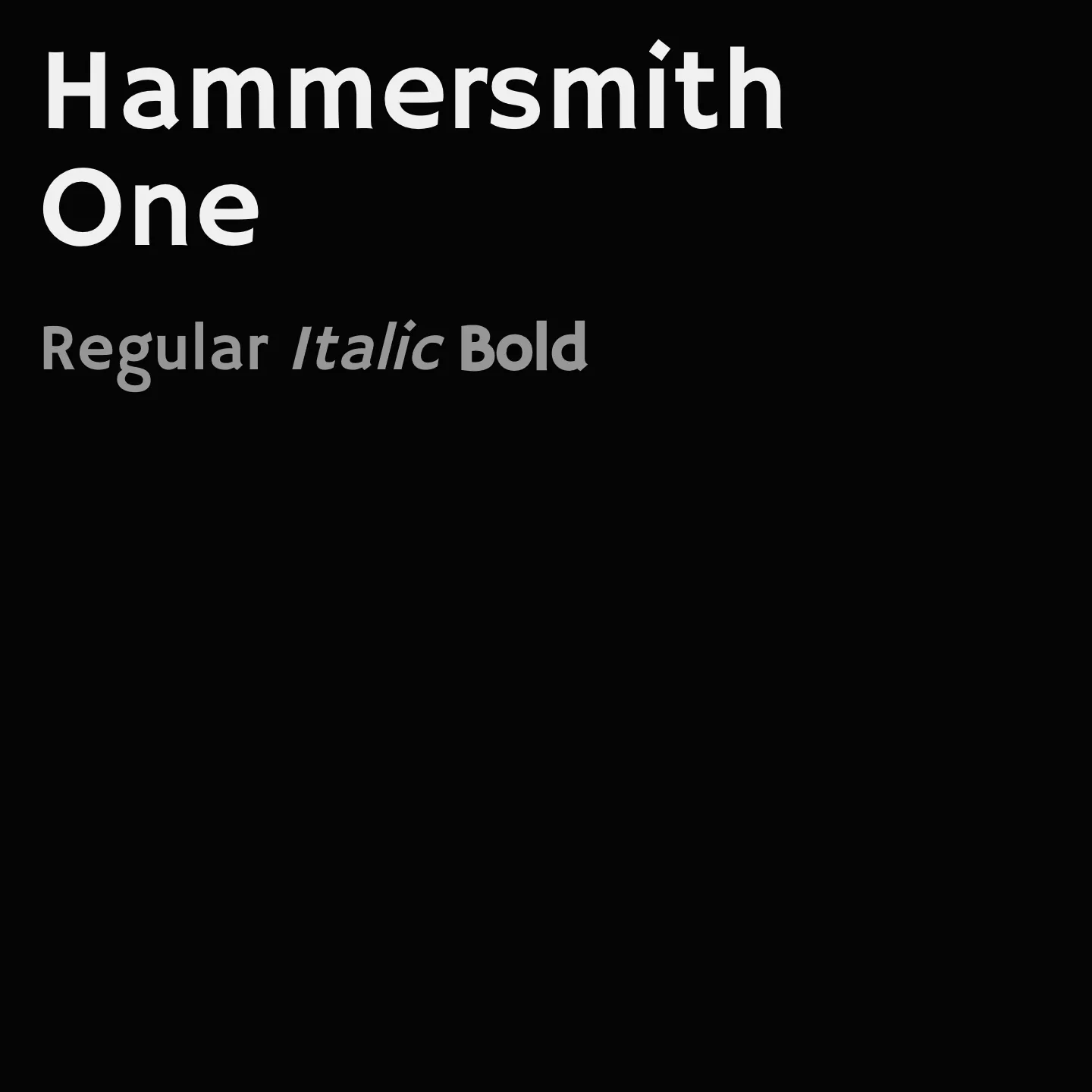 Hammersmith One