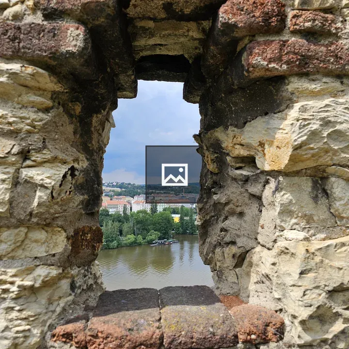 Stone-framed Prague View