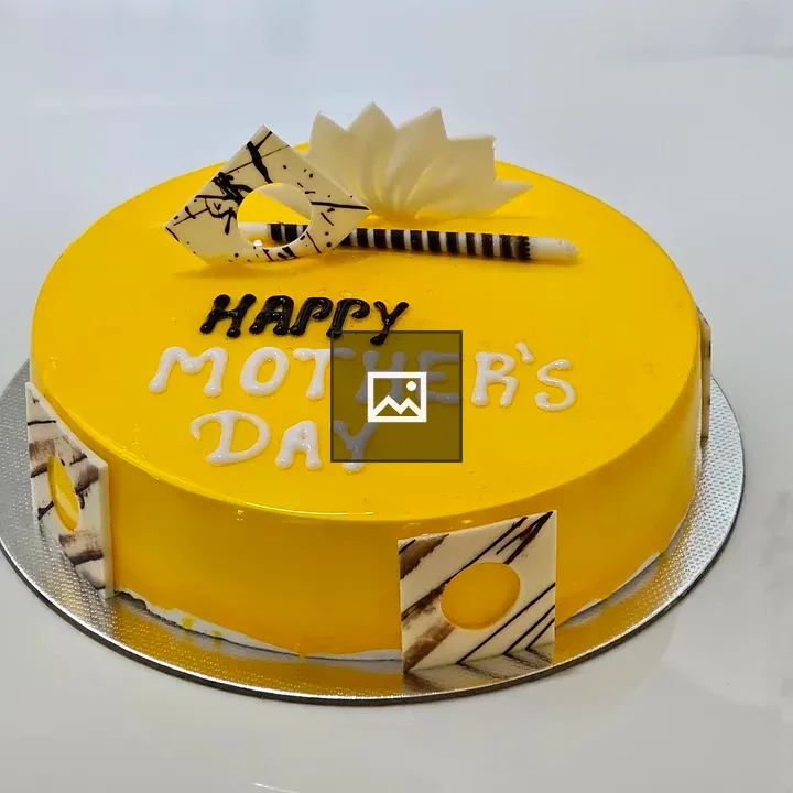 Mango Cake with Yellow Frosting