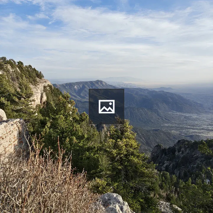 Scenic mountain hillside