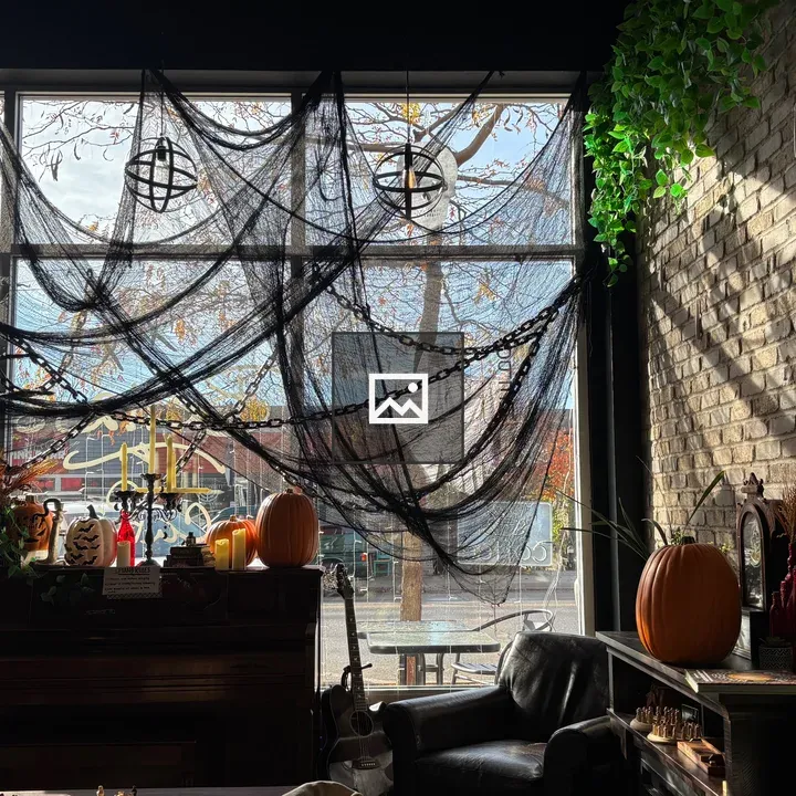 Storefront Halloween Decor Interior